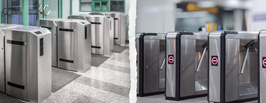 Flap Barriers vs. Turnstiles
