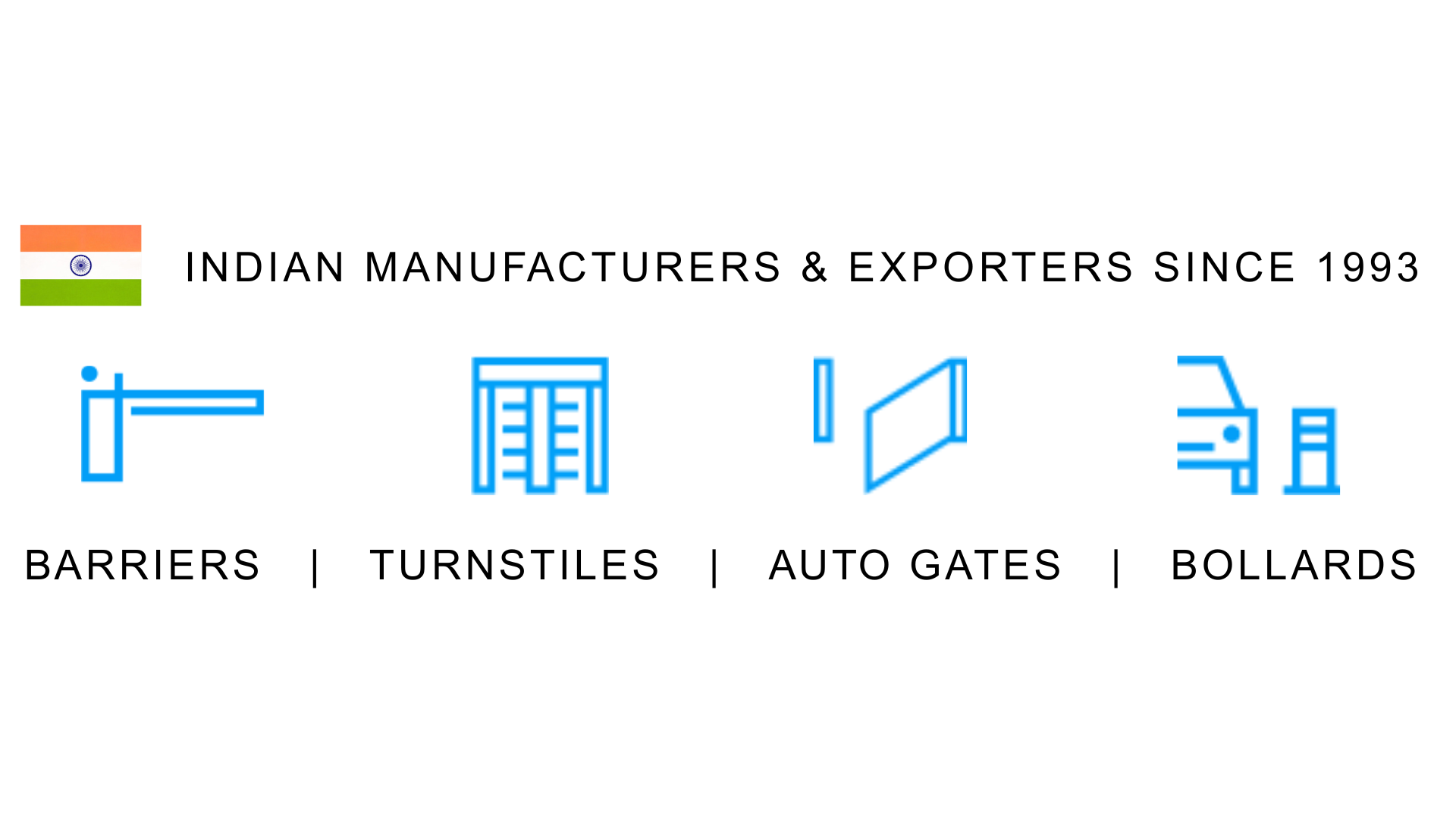Automatic barriers, turnstiles, gates, and bollards for integrated access control